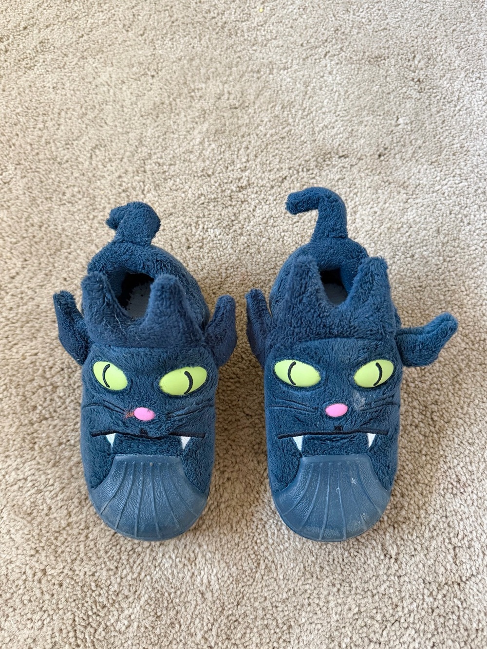 adidas Originals Kids Navy Blue Cat Slippers Sneakers